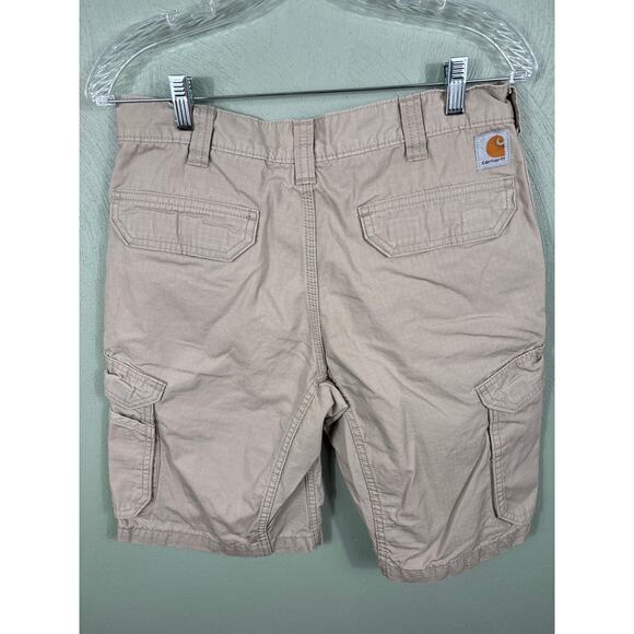 Carhartt Force Men Size 32 Brown Ripstop Relaxed Fit Outdoor Utility Cargo Short - Picture 11 of 12